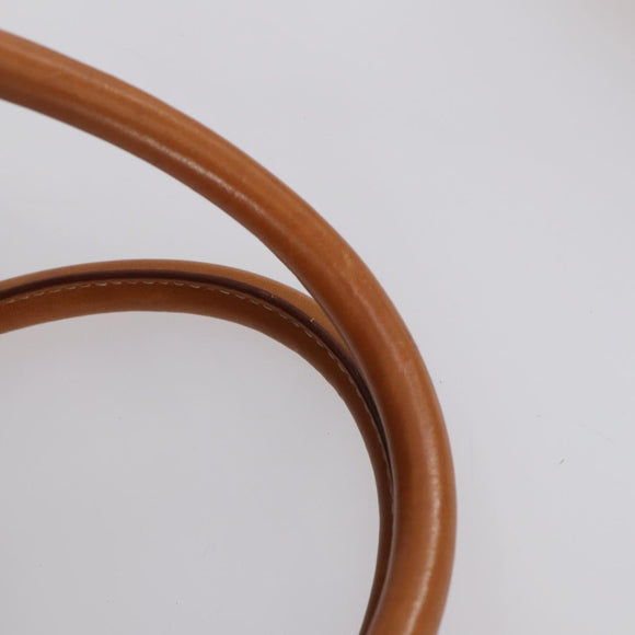 CELINE Macadam Canvas Boston Bag PVC 2way Brown Gold Auth 152179