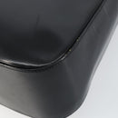 Christian Dior Shoulder Bag Leather Black Gold Auth 152185-9