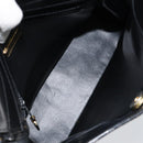 Christian Dior Shoulder Bag Leather Black Gold Auth 152185-11