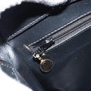 Christian Dior Shoulder Bag Leather Black Gold Auth 152185-20