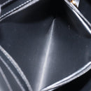 Christian Dior Shoulder Bag Leather Black Gold Auth 152185-12