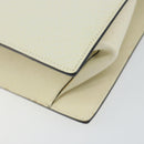 Salvatore Ferragamo Hand Bag Leather White Silver Auth 152186-9