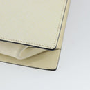 Salvatore Ferragamo Hand Bag Leather White Silver Auth 152186-16