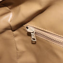 CELINE Macadam Canvas Hand Bag PVC Leather Beige Gold Auth 152189-23