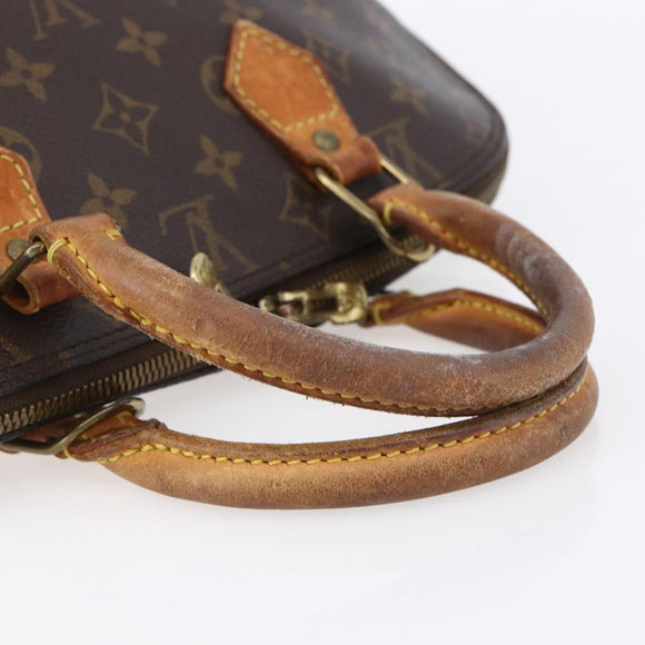 LOUIS VUITTON Monogram Alma Hand Bag M51130 LV Auth 152192