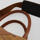 MCM Logogram Vicetos Boston Bag PVC Leather 2way Brown Gold Auth 152194-9