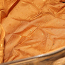 MCM Logogram Vicetos Boston Bag PVC Leather 2way Brown Gold Auth 152194-11