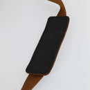 MCM Logogram Vicetos Boston Bag PVC Leather 2way Brown Gold Auth 152194-14