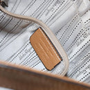 Salvatore Ferragamo Gancini Shoulder Bag Leather Brown Silver Auth 152196-12