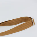 Salvatore Ferragamo Gancini Shoulder Bag Leather Brown Silver Auth 152196-8