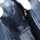 Salvatore Ferragamo Hand Bag Leather 2way Black Gold Auth 152197-20