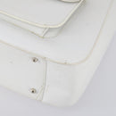 GUCCI Hand Bag Leather 2way White 000 2058 0307 5 Auth 152204-10