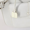 GUCCI Hand Bag Leather 2way White 000 2058 0307 5 Auth 152204-16