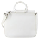 GUCCI Hand Bag Leather 2way White 000 2058 0307 5 Auth 152204-3