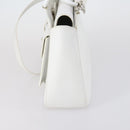 GUCCI Hand Bag Leather 2way White 000 2058 0307 5 Auth 152204-4