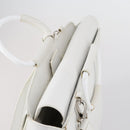 GUCCI Hand Bag Leather 2way White 000 2058 0307 5 Auth 152204-6