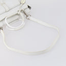 GUCCI Hand Bag Leather 2way White 000 2058 0307 5 Auth 152204-7