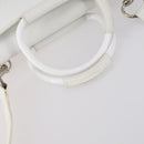 GUCCI Hand Bag Leather 2way White 000 2058 0307 5 Auth 152204-8