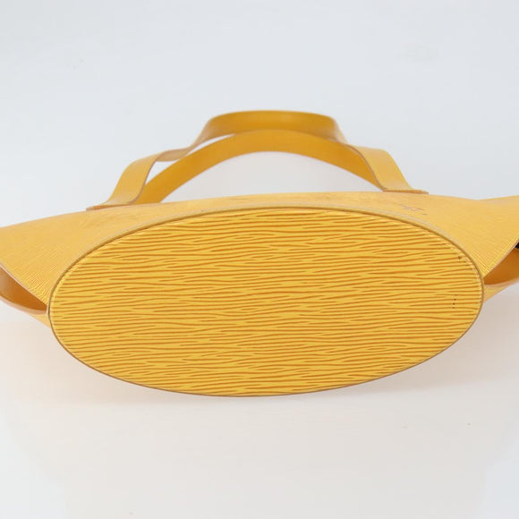 LOUIS VUITTON Epi Saint Jacques Poignees Long Bag Yellow M52339 LV Auth 152206