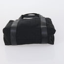 BVLGARI Burberry Nova Check Tote Bag Nylon Canvas 2 Set Black Beige Auth 152213-15