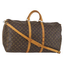 LOUIS VUITTON Monogram Keepall Bandouliere 60 Boston Bag M41412 LV Auth 152215-1