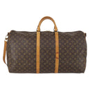 LOUIS VUITTON Monogram Keepall Bandouliere 60 Boston Bag M41412 LV Auth 152215-2