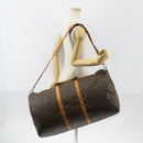 LOUIS VUITTON Monogram Keepall Bandouliere 60 Boston Bag M41412 LV Auth 152215-24