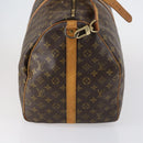 LOUIS VUITTON Monogram Keepall Bandouliere 60 Boston Bag M41412 LV Auth 152215-4