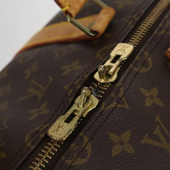 LOUIS VUITTON Monogram Keepall Bandouliere 55 Boston Bag M41414 LV Auth 152216