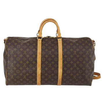 LOUIS VUITTON Monogram Keepall Bandouliere 55 Boston Bag M41414 LV Auth 152216 - 0