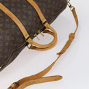 LOUIS VUITTON Monogram Keepall Bandouliere 55 Boston Bag M41414 LV Auth 152216-7