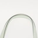 CELINE Tote Bag Leather Silver White Auth 152230-9