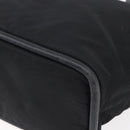 CELINE Shoulder Bag Nylon Black Gold Auth 152231-12