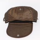 CHANEL Chain Shoulder Bag Caviar Skin Brown Silver CC Auth 152234-16