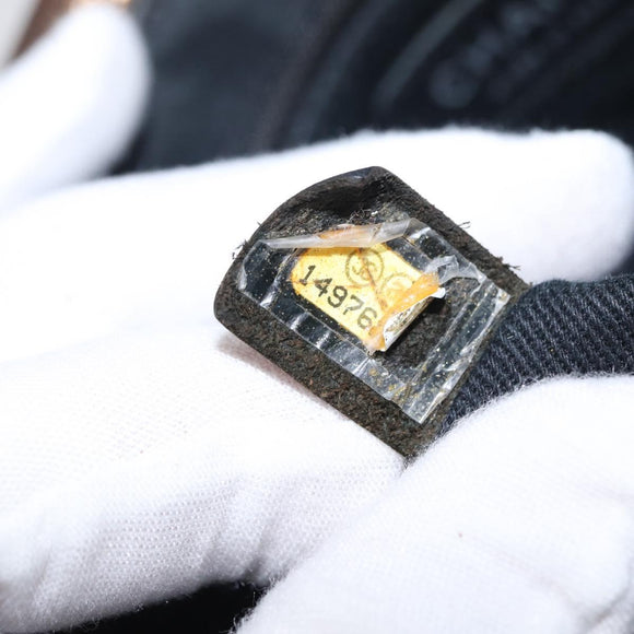 CHANEL Chain Shoulder Bag Caviar Skin Brown Silver CC Auth 152234