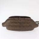 CHANEL Chain Shoulder Bag Caviar Skin Brown Silver CC Auth 152234-9