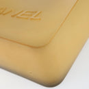 CHANEL Tote Bag Rubber Beige CC Auth 152235-14