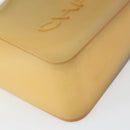 CHANEL Tote Bag Rubber Beige CC Auth 152235-15