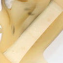 CHANEL Tote Bag Rubber Beige CC Auth 152235-11