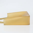 CHANEL Tote Bag Rubber Beige CC Auth 152235-4