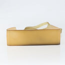 CHANEL Tote Bag Rubber Beige CC Auth 152235-5