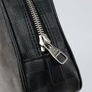 LOUIS VUITTON Damier Graphite Trousse Toilette PM Clutch Bag N47522 Auth 152238-17
