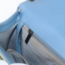 CHANEL Chain Boy Chanel Shoulder Bag Patent leather Green Blue CC Auth 152239-22