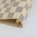 LOUIS VUITTON Damier Azur Agenda MM Day Planner Cover R20707 LV Auth 152240-15