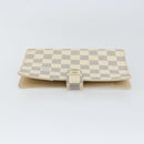 LOUIS VUITTON Damier Azur Agenda MM Day Planner Cover R20707 LV Auth 152240-3