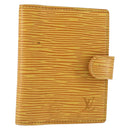 LOUIS VUITTON Epi Agenda Mini Day Planner Cover Yellow R20059 Auth 152242-1