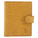 LOUIS VUITTON Epi Agenda Mini Day Planner Cover Yellow R20059 Auth 152242-13