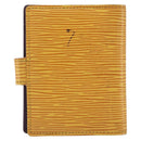 LOUIS VUITTON Epi Agenda Mini Day Planner Cover Yellow R20059 Auth 152242-2