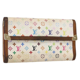 LOUIS VUITTON Multicolor Porte Tresor International Wallet M92659 Auth 152244