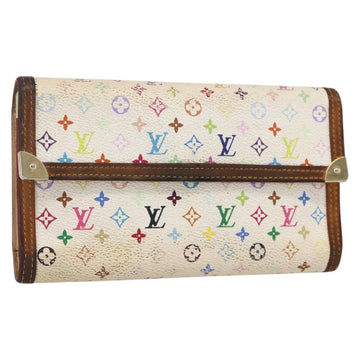 LOUIS VUITTON Multicolor Porte Tresor International Wallet M92659 Auth 152244